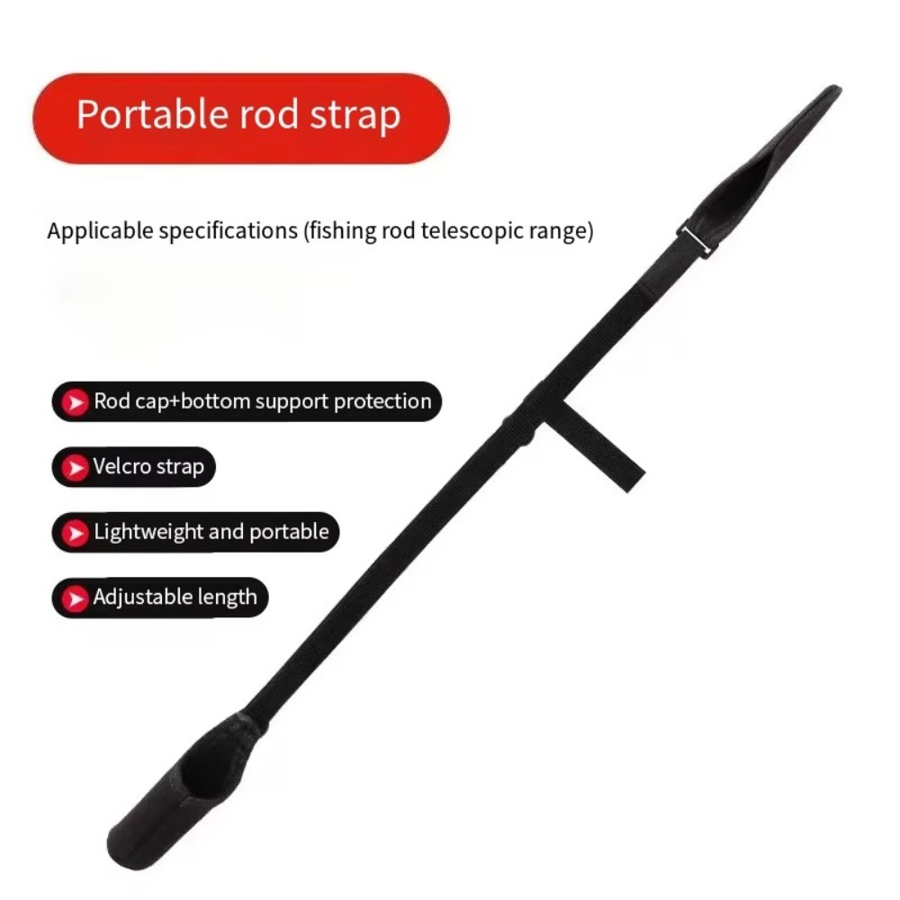 Fly Reel - Portable Fishing Rod Storage Bag Adjustable