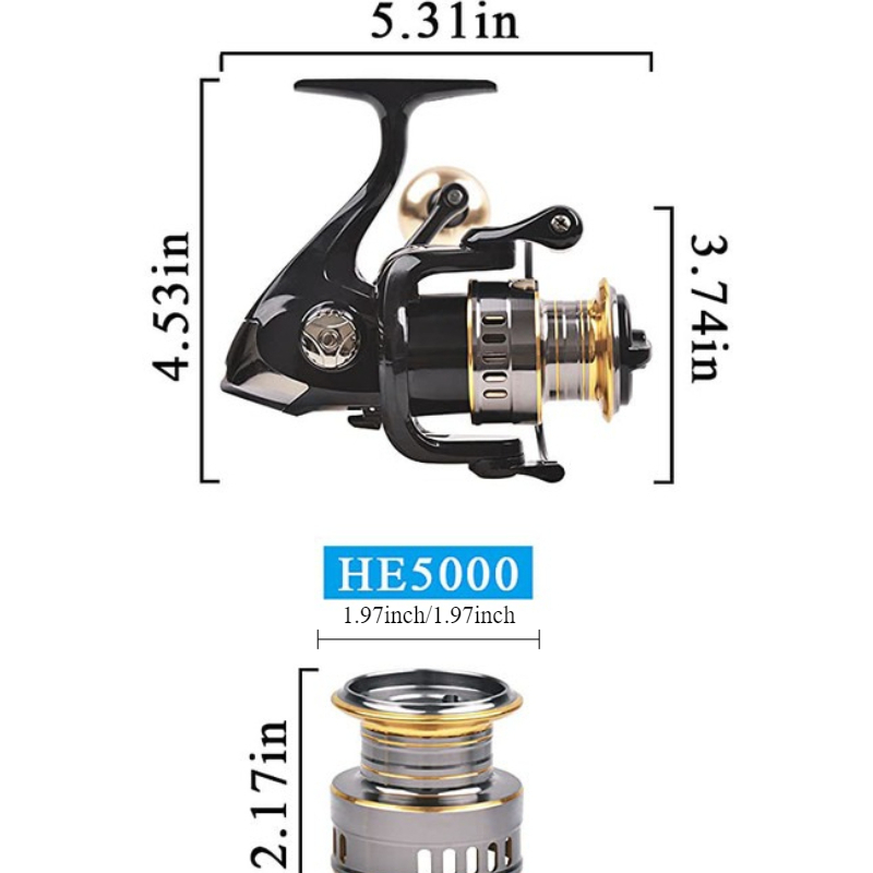 Lure Fishing All-Metal Spinnin - Trolling Reel review and price
